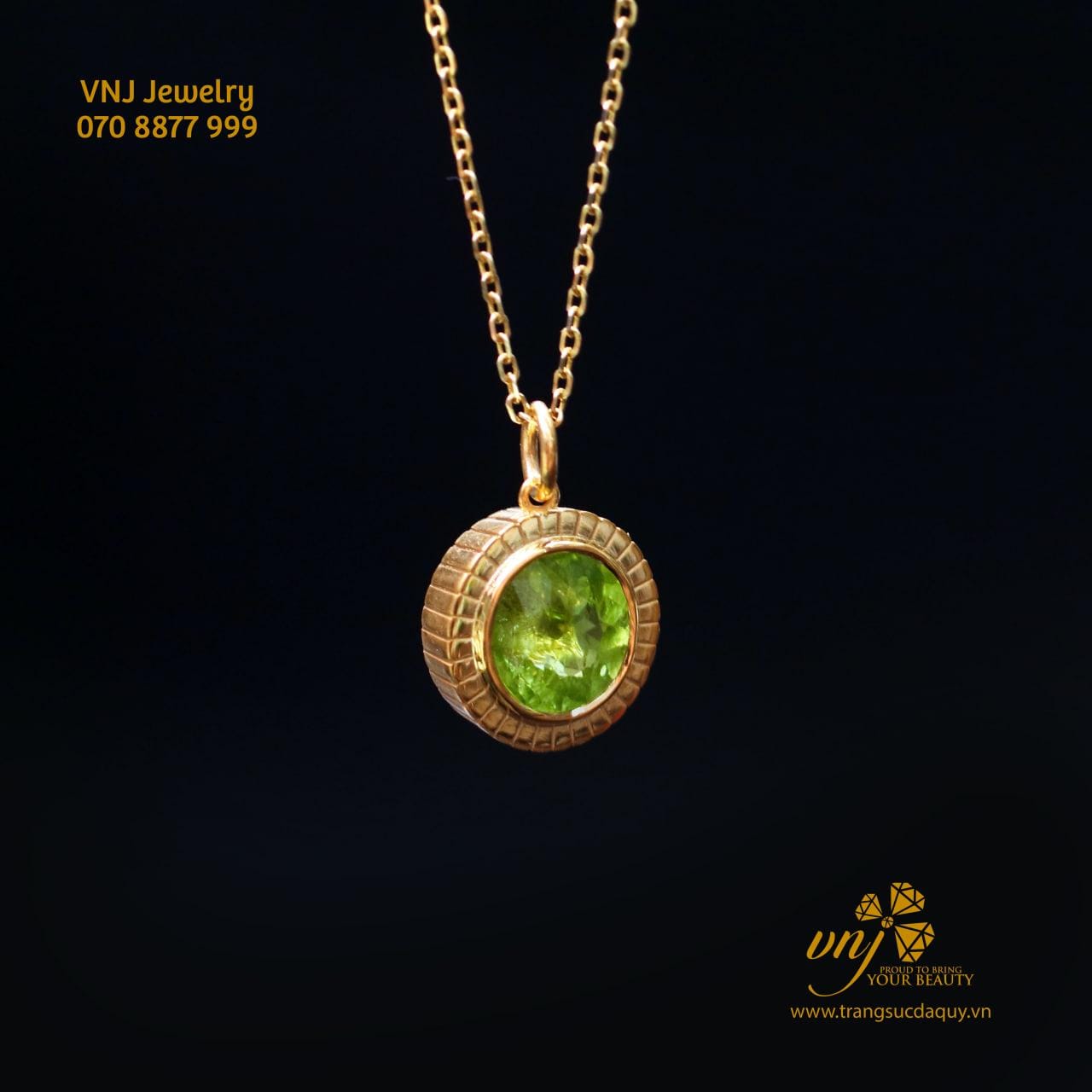 Mặt Dây Chuyền Đá Peridot Mdp5 (4)