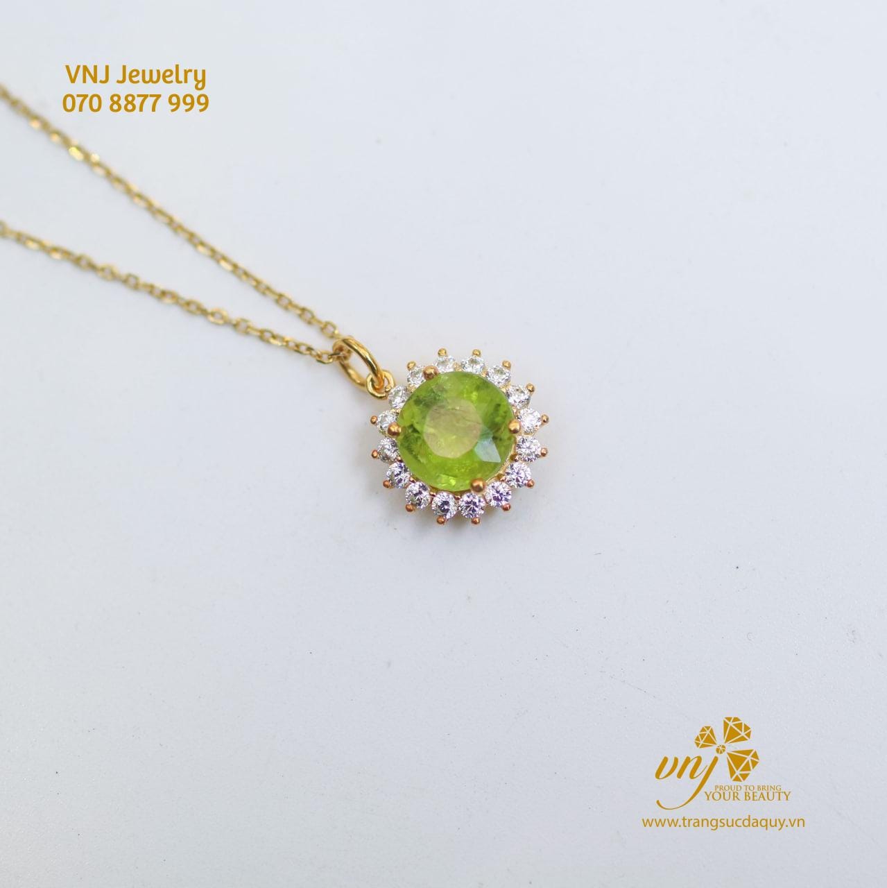 Mặt Dây Chuyền Đá Peridot Mdp6 (4)