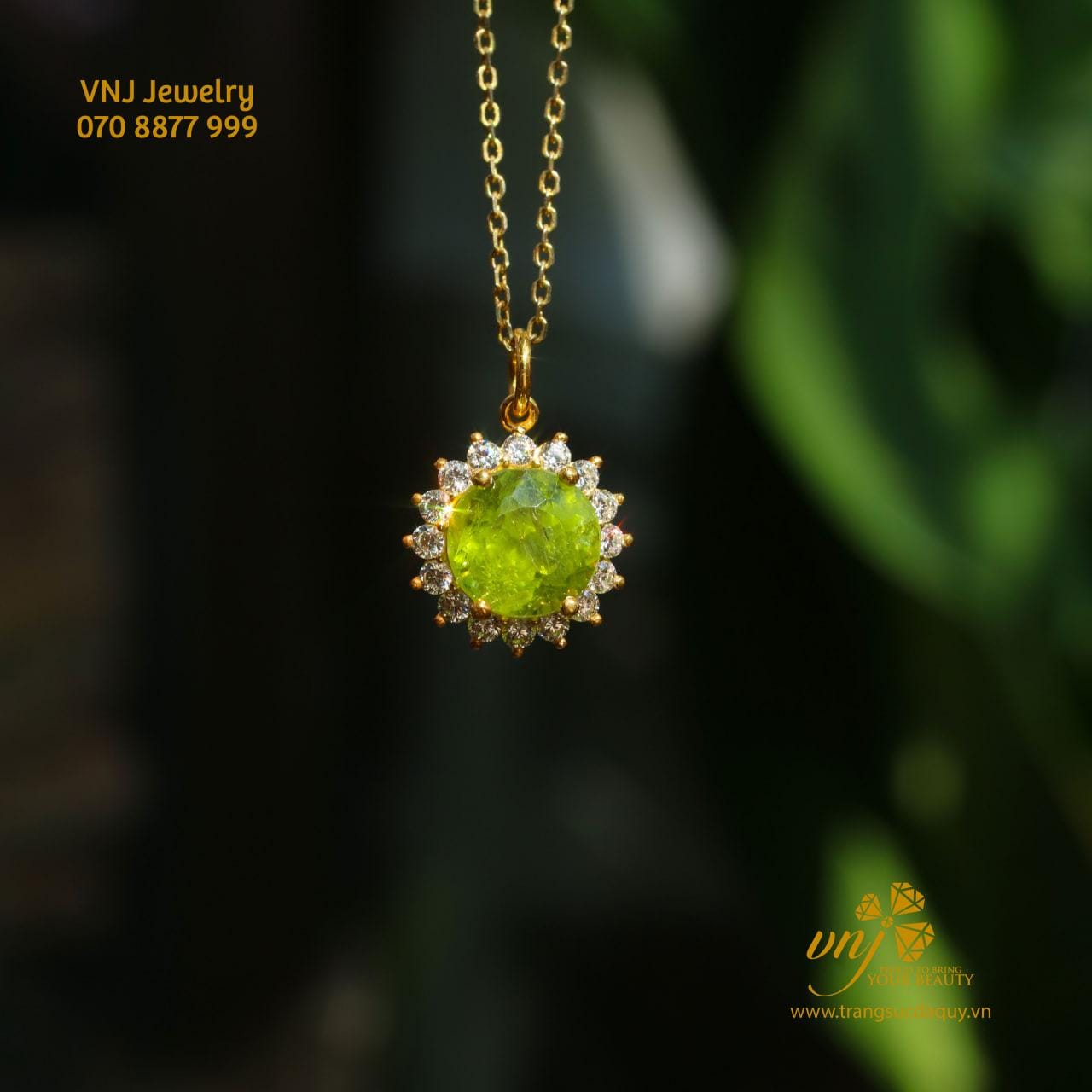 Mặt Dây Chuyền Đá Peridot Mdp6 (5)