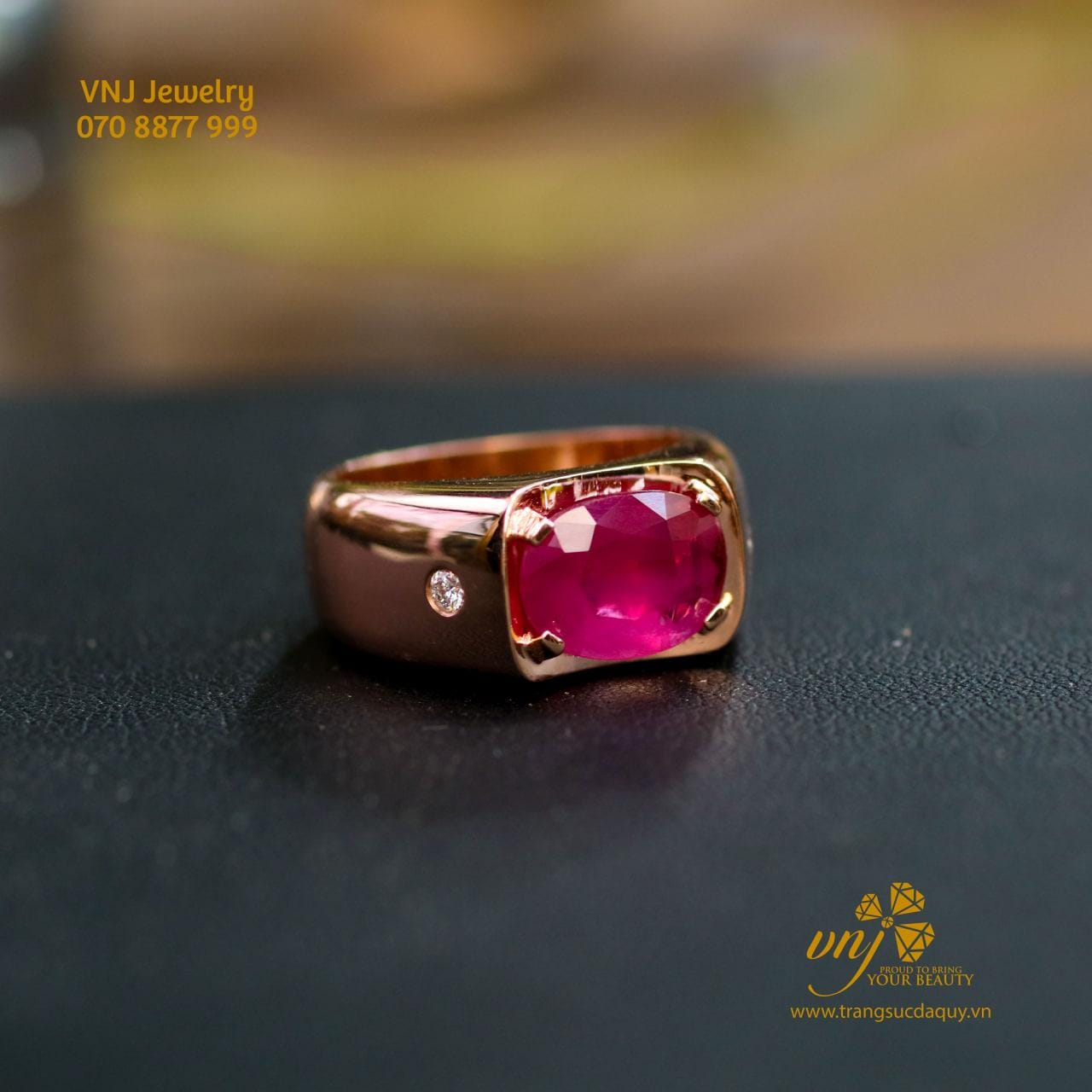 Nhẫn Đá Ruby Lục Yên Nm105 (3)