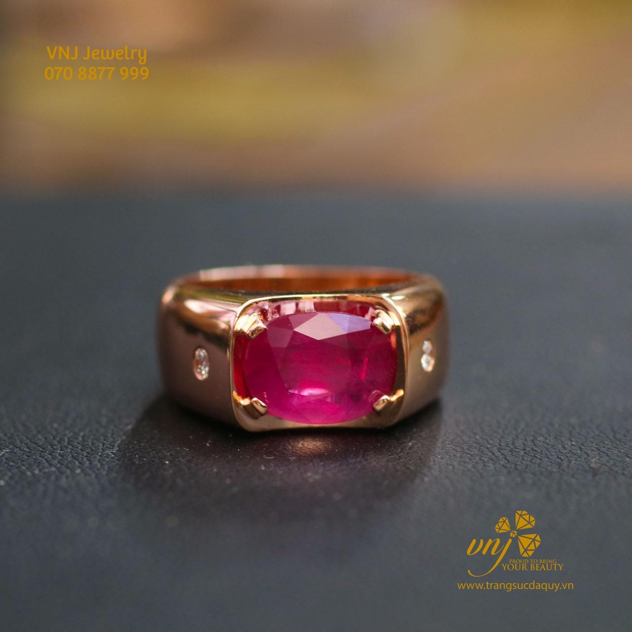 Nhẫn Đá Ruby Lục Yên Nm105 (4)