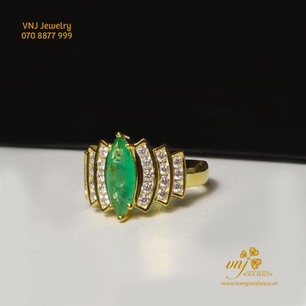 Nhẫn Emerald Thiên Nhiên Nwe105 (4)