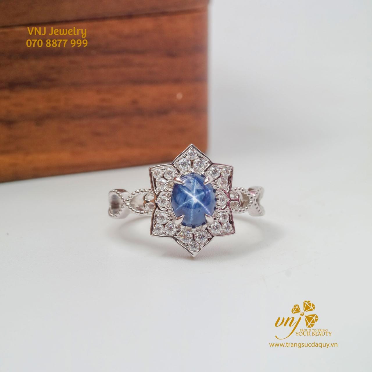 Nhẫn Sapphire Sao (3)