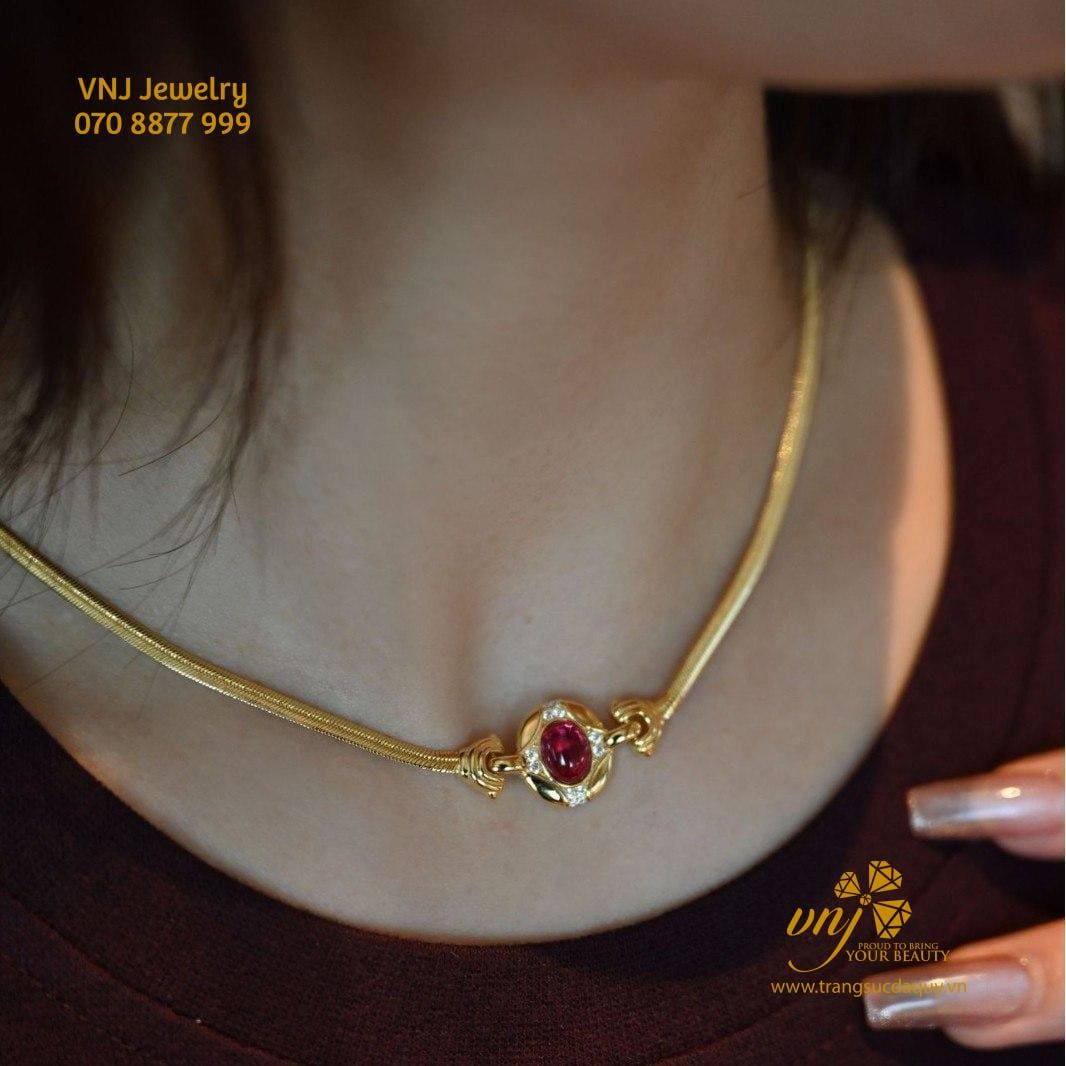 Mặt Dây Chuyền Ruby MDR17