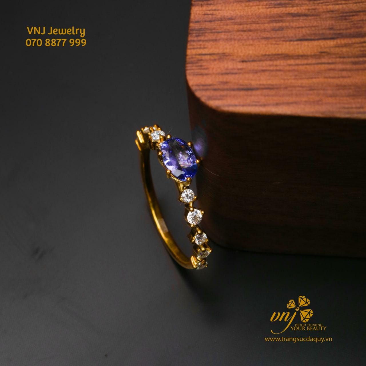 Nhẫn Sapphire Xanh NWS52
