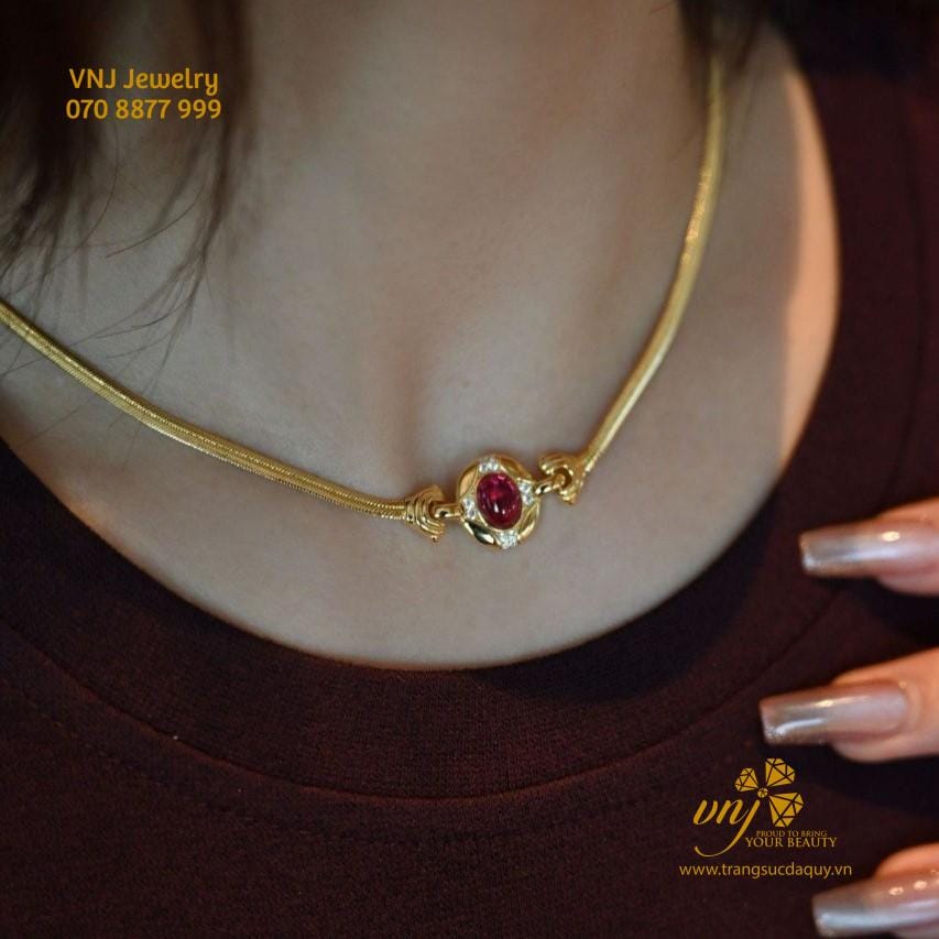 Mặt Dây Chuyền Ruby MDR17