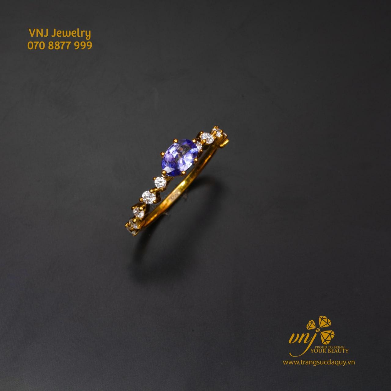 Nhẫn Sapphire Xanh NWS52