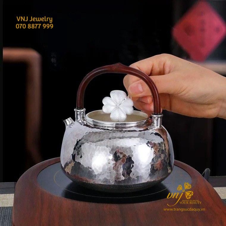 Bạc Nguyên Chất 9999 Hãm Pha Trà Làm Mềm Nước