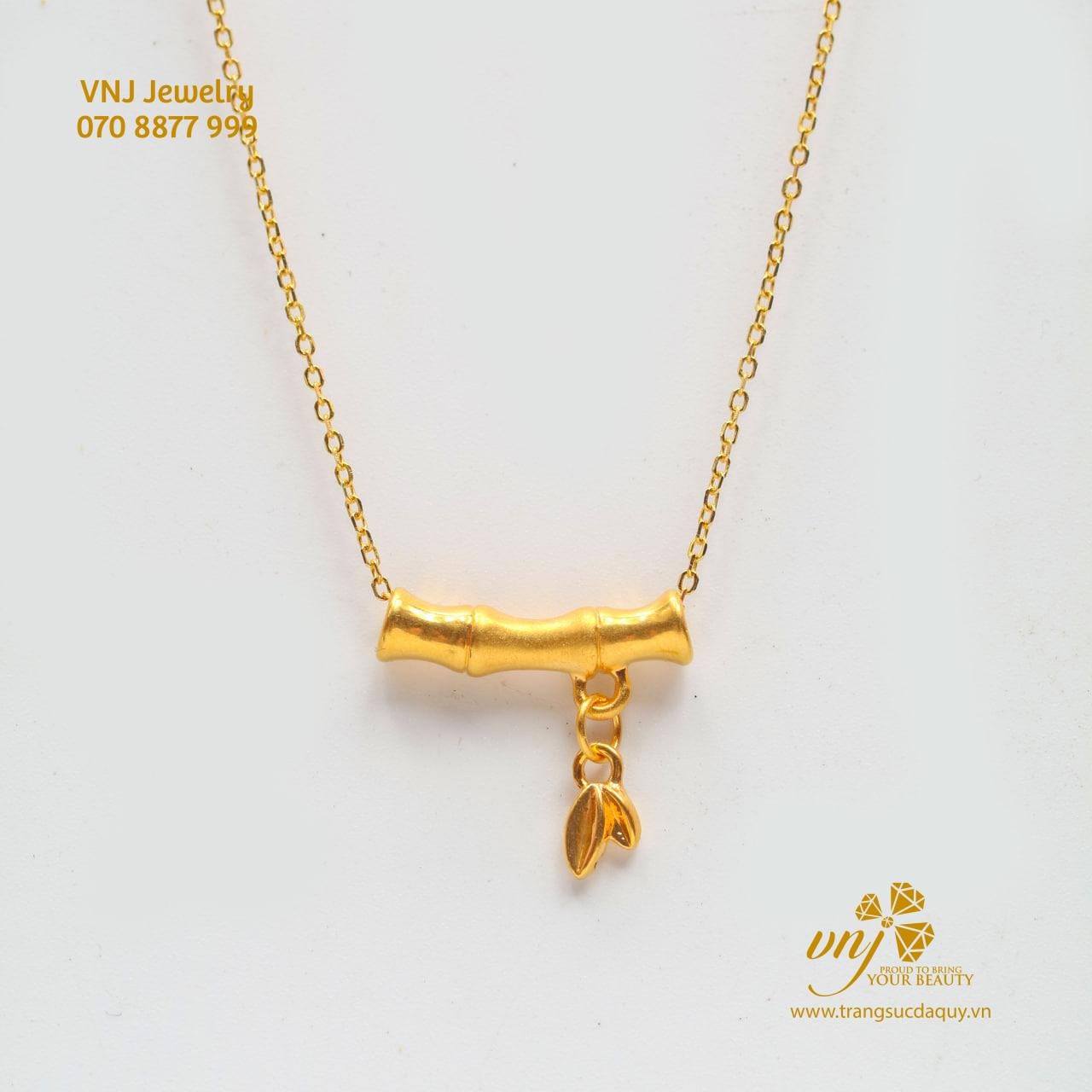 Charm Đốt Trúc Vàng 24k 9999 (3)