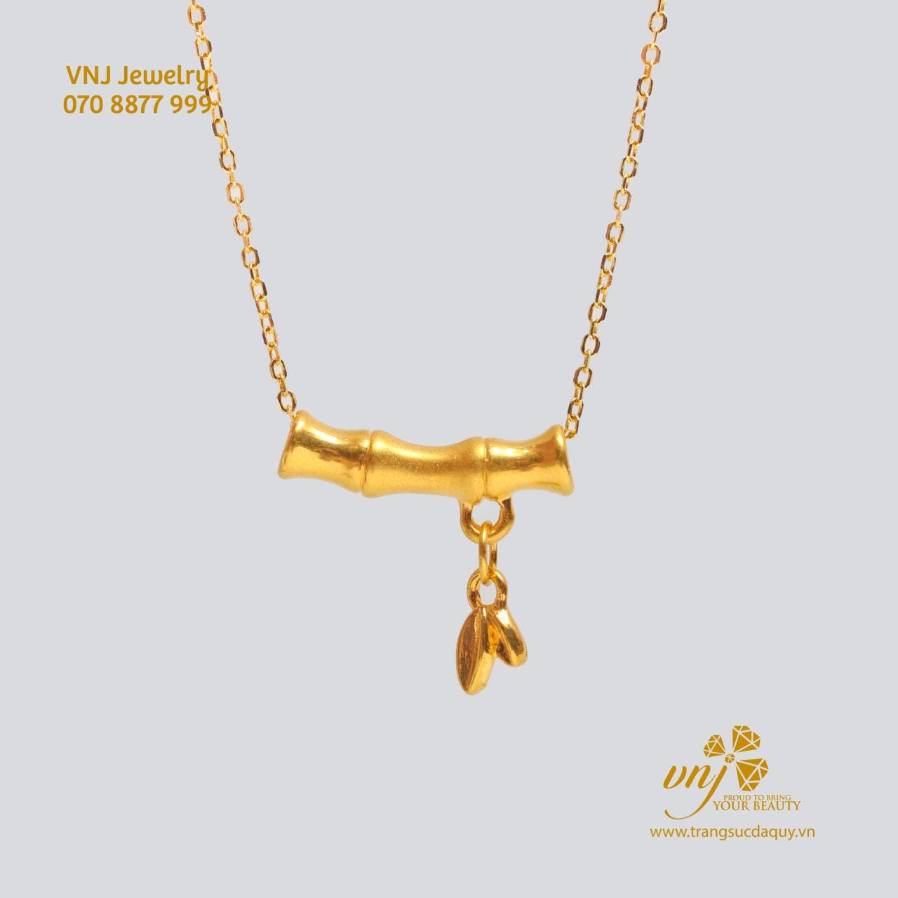Charm Đốt Trúc Vàng 24k 9999 (4)