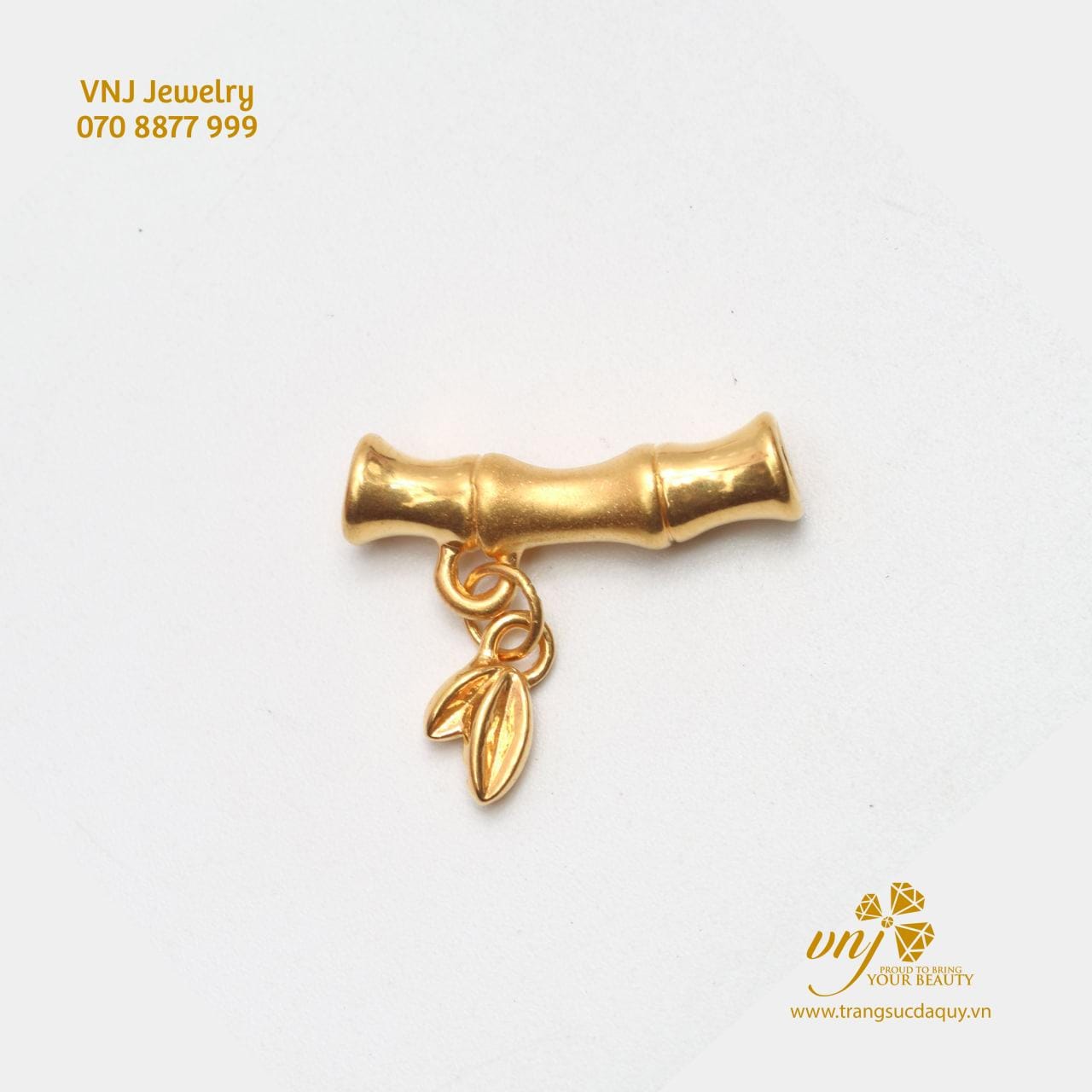 Charm Vàng 24k đốt Trúc
