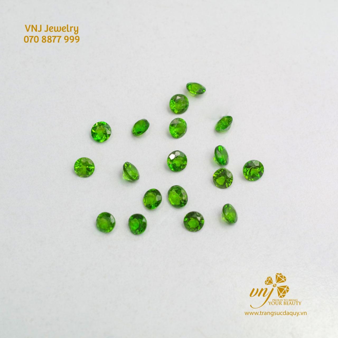 Garnet Xanh Thiên Nhiên (natural Tsavorite) Dqg14 (2)