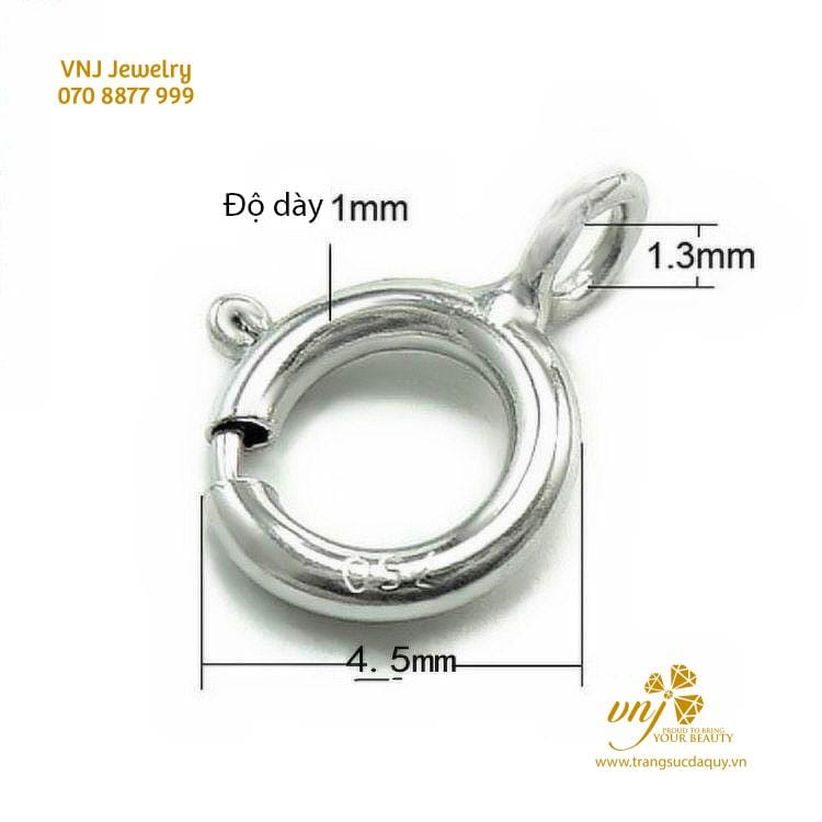 Charm Khóa Móc Cua Tròn CK09