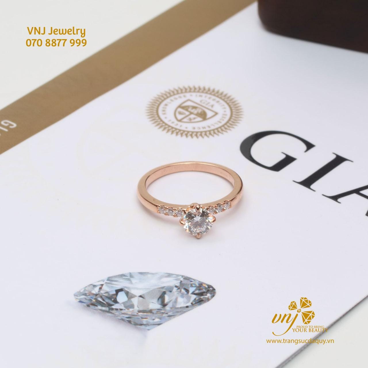 Nhẫn Cầu Hôn Kim Cương Vàng Hồng Nwd32 (5)