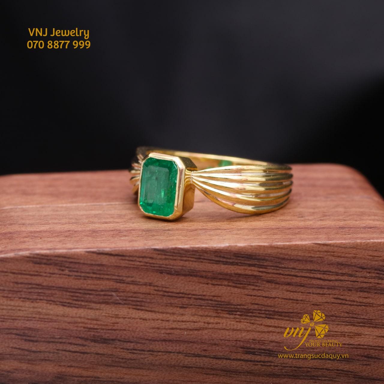 Nhẫn Đá Emerald Nwe17 (4)