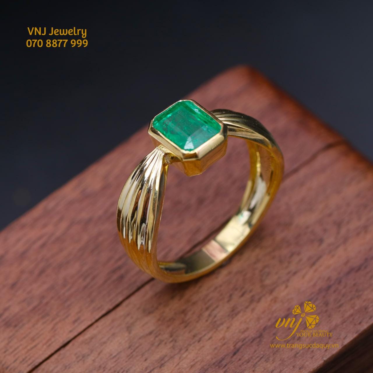 Nhẫn Đá Emerald Nwe17 (6)
