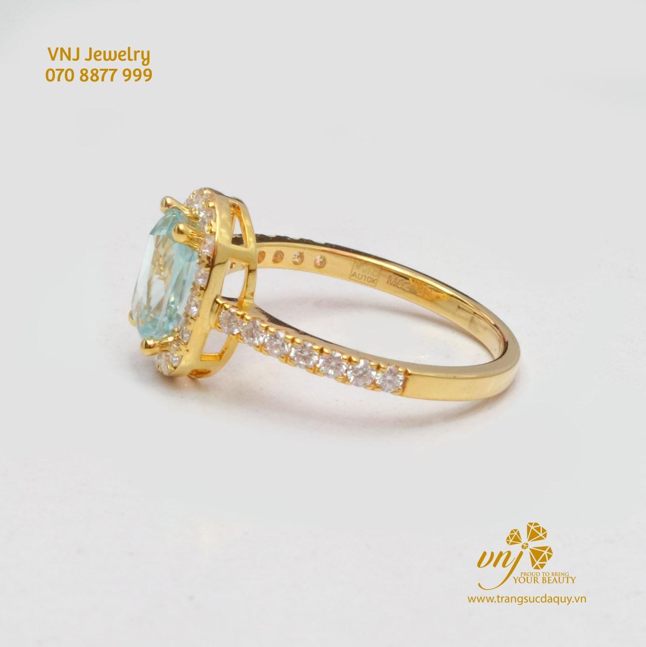 Nhẫn Pave Ring Zircon Blue (3)