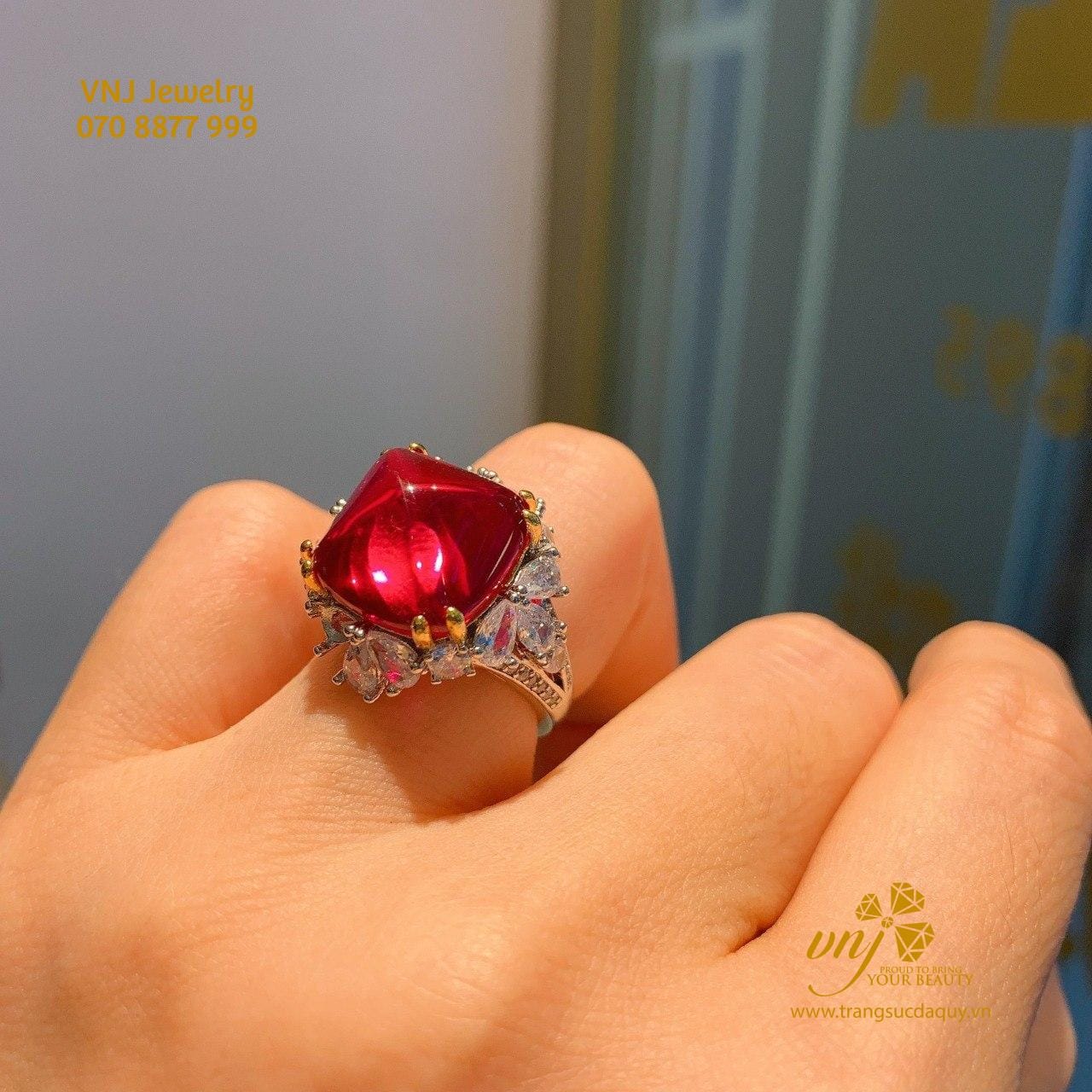 Nhẫn Ruby Thiên Nhiên