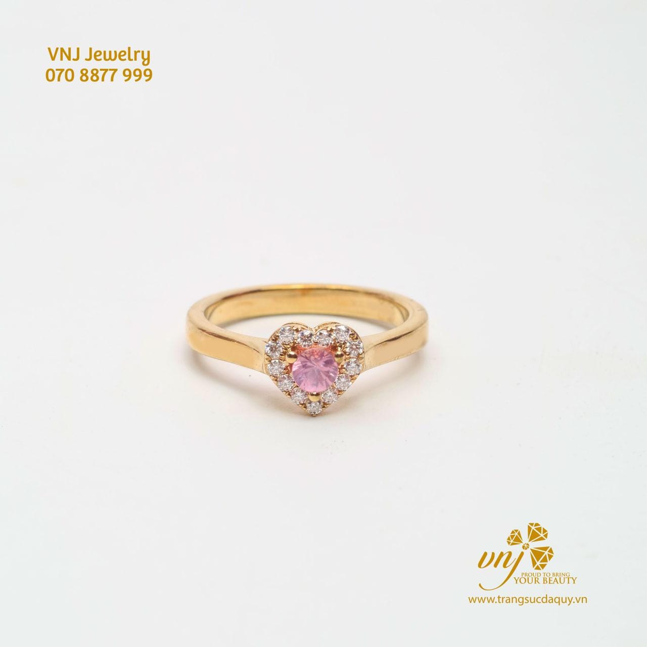 Nhẫn Sapphire Hồng Trái Tim (4)