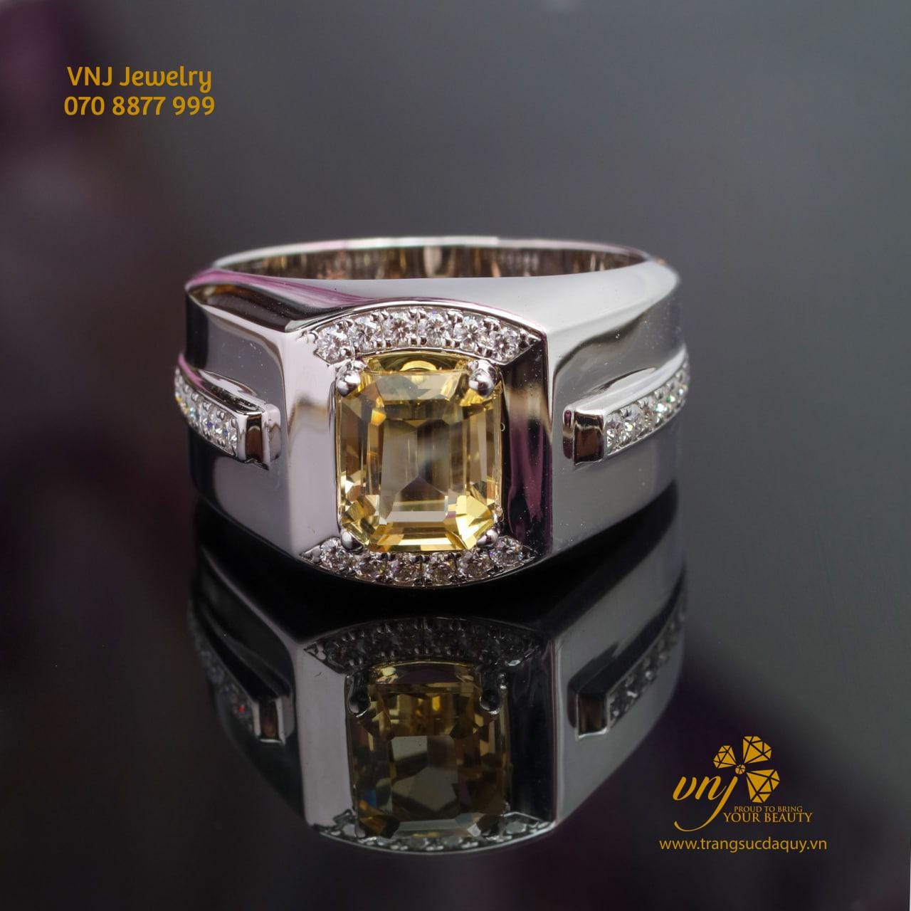 Nhẫn Sapphire Vàng Thiên Nhiên (4)