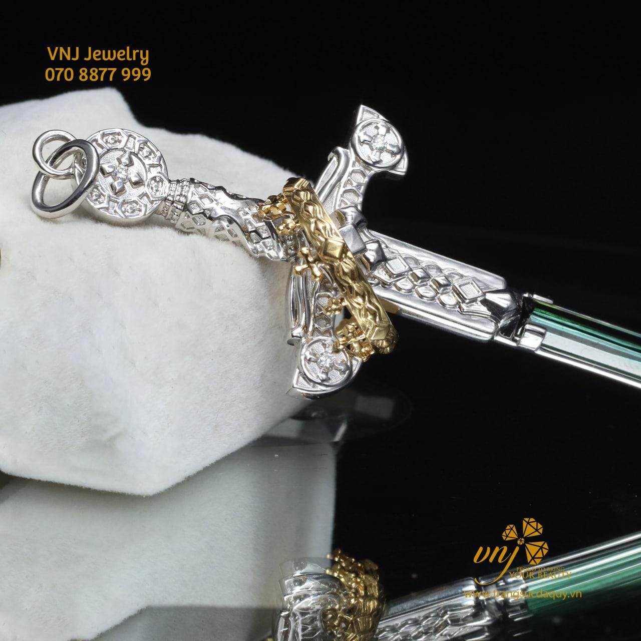 Mặt Dây Chuyền Kiếm Tourmaline (4)