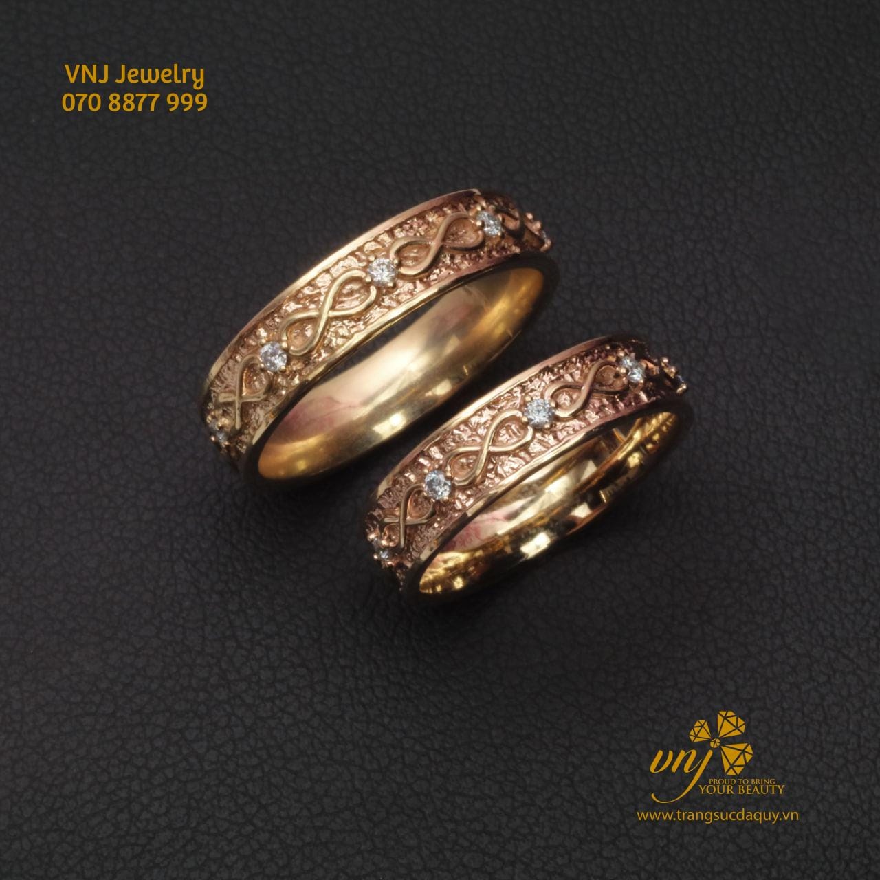 Nhẫn Cưới Infinity Love NC78 - Biểu Tượng Tình Yêu Vĩnh Cửu và Sang Trọng