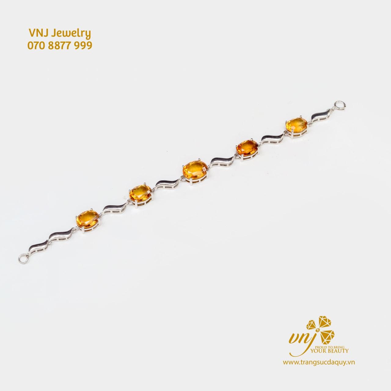 Lắc Tay Đá Citrine Thiên Nhiên Ltqv2 (3)