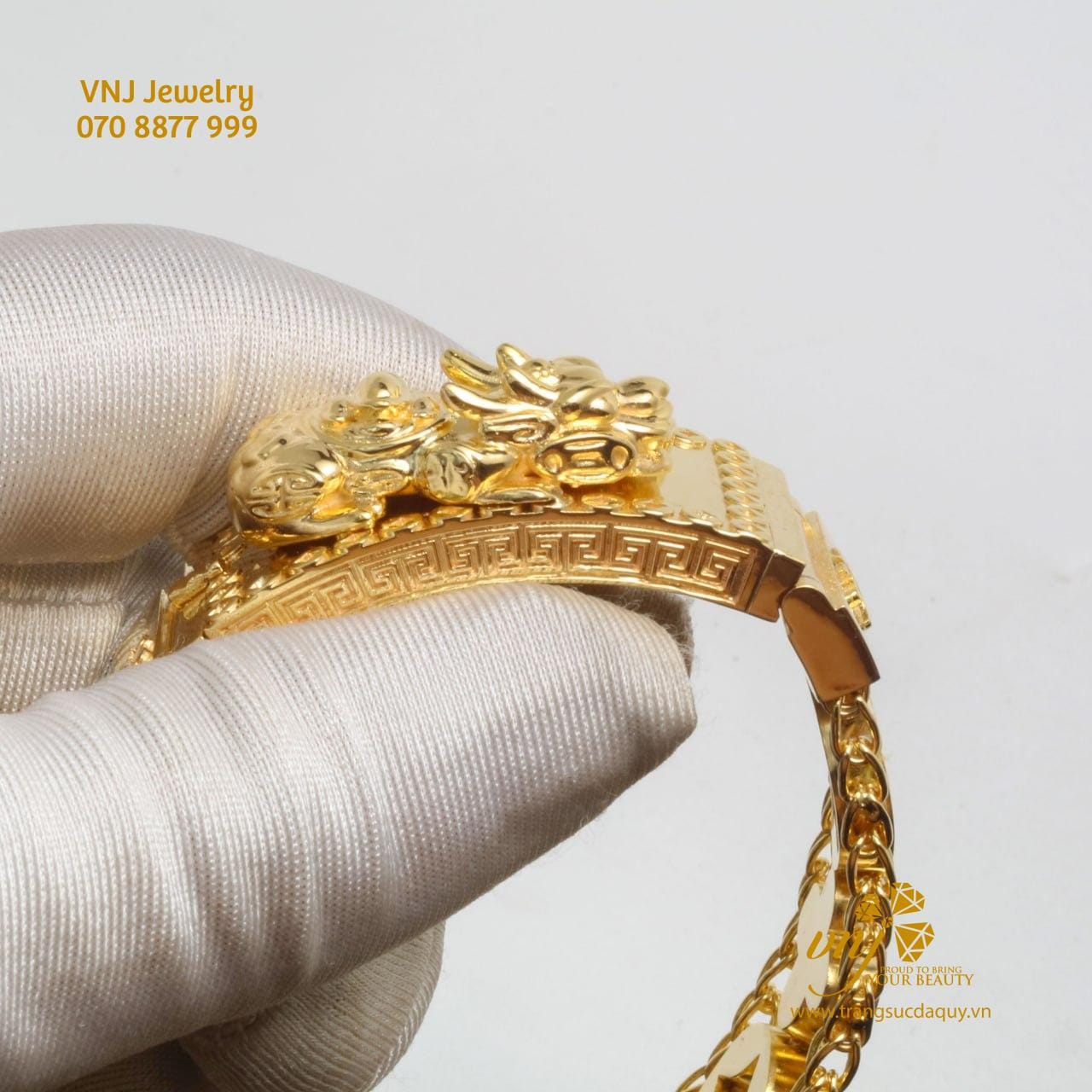 Lắc Tay Rồng Vàng Sapphire (7)