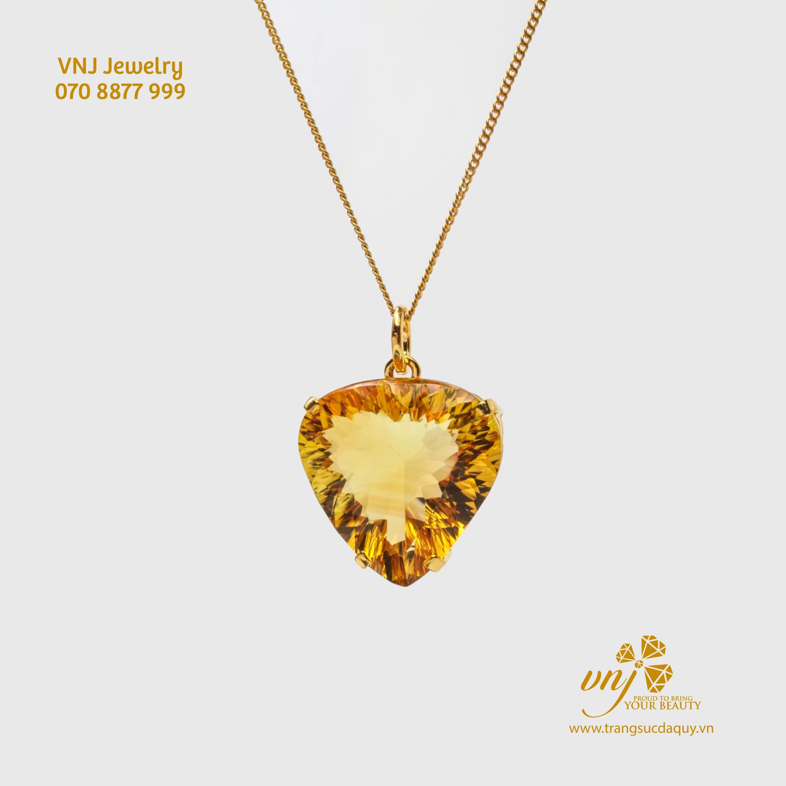 Mặt Dây Chuyền Citrine (2)