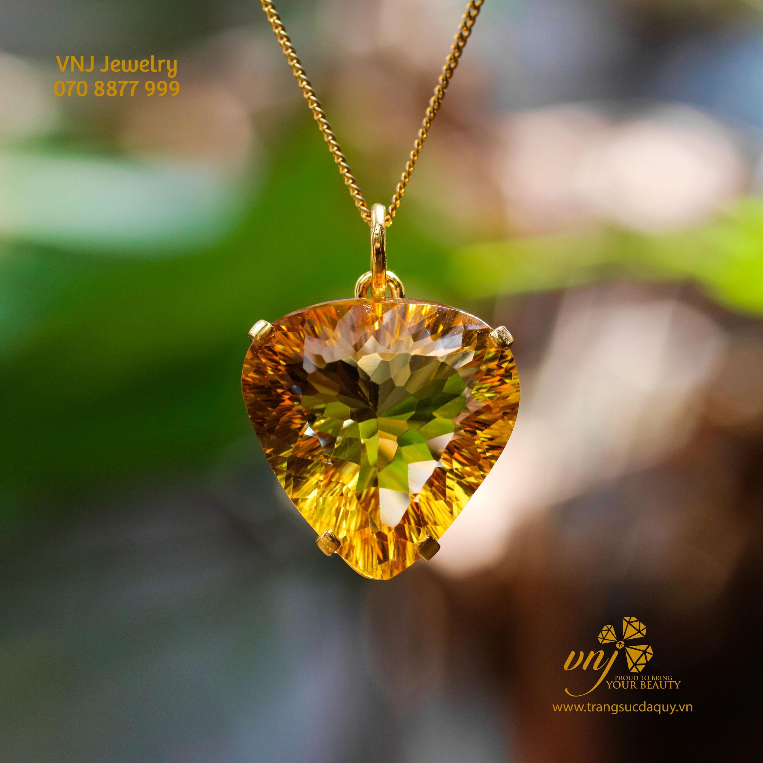 Mặt Dây Chuyền Citrine (3)