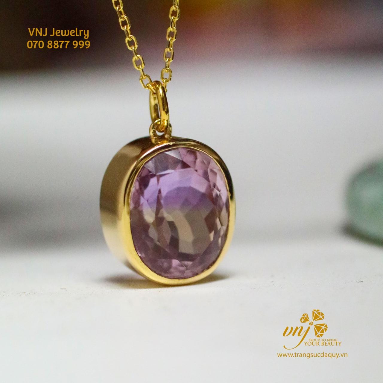 Mặt Dây Chuyền Thạch Anh Tím (2)