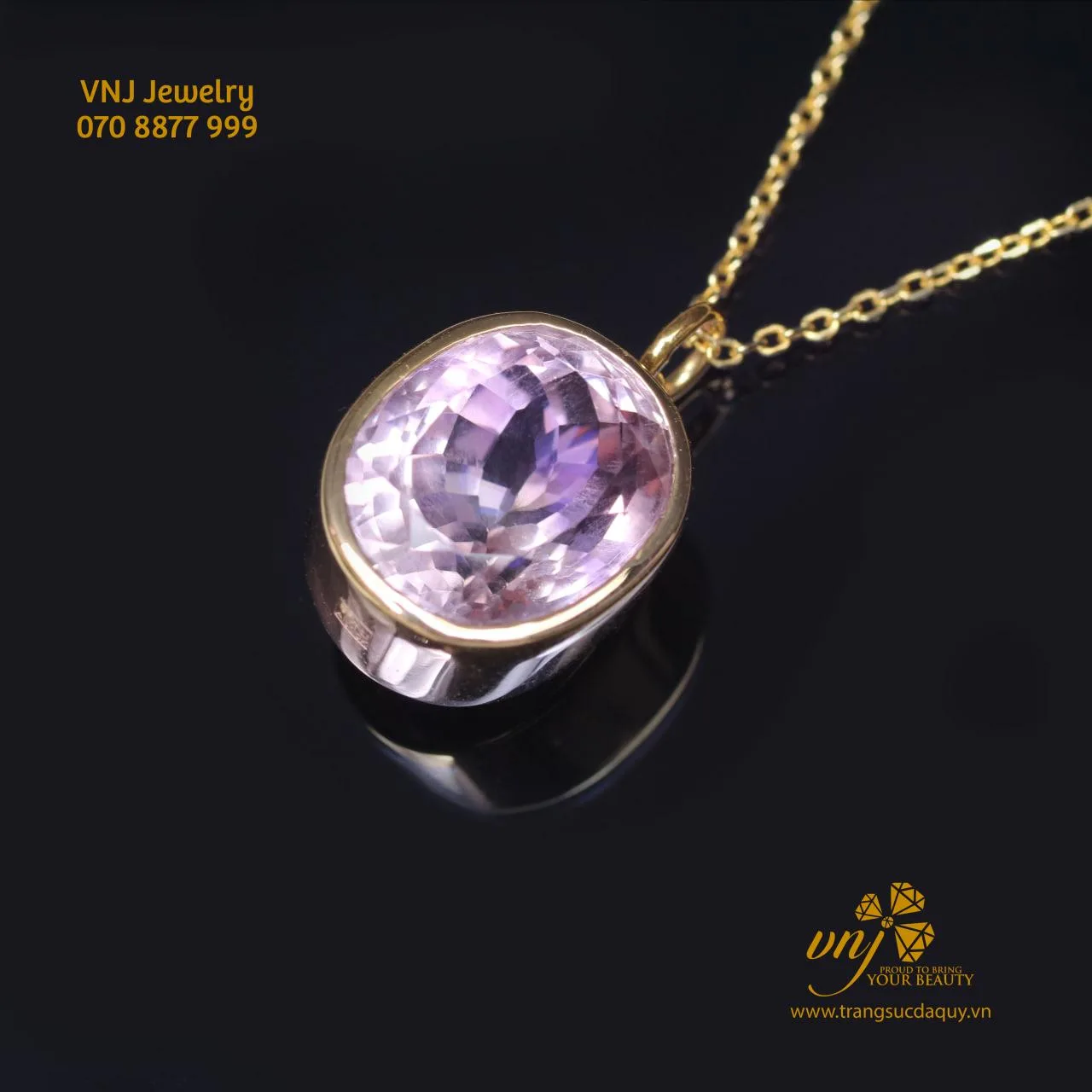Mặt Dây Chuyền Thạch Anh Tím (3)