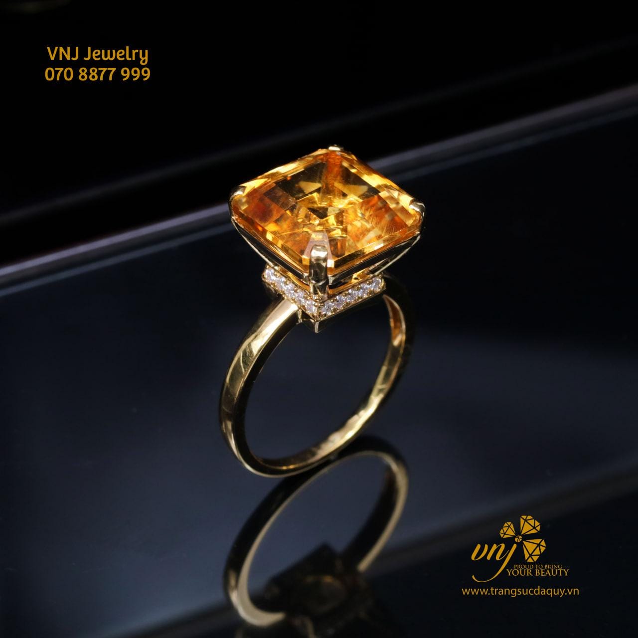 Nhẫn Citrine
