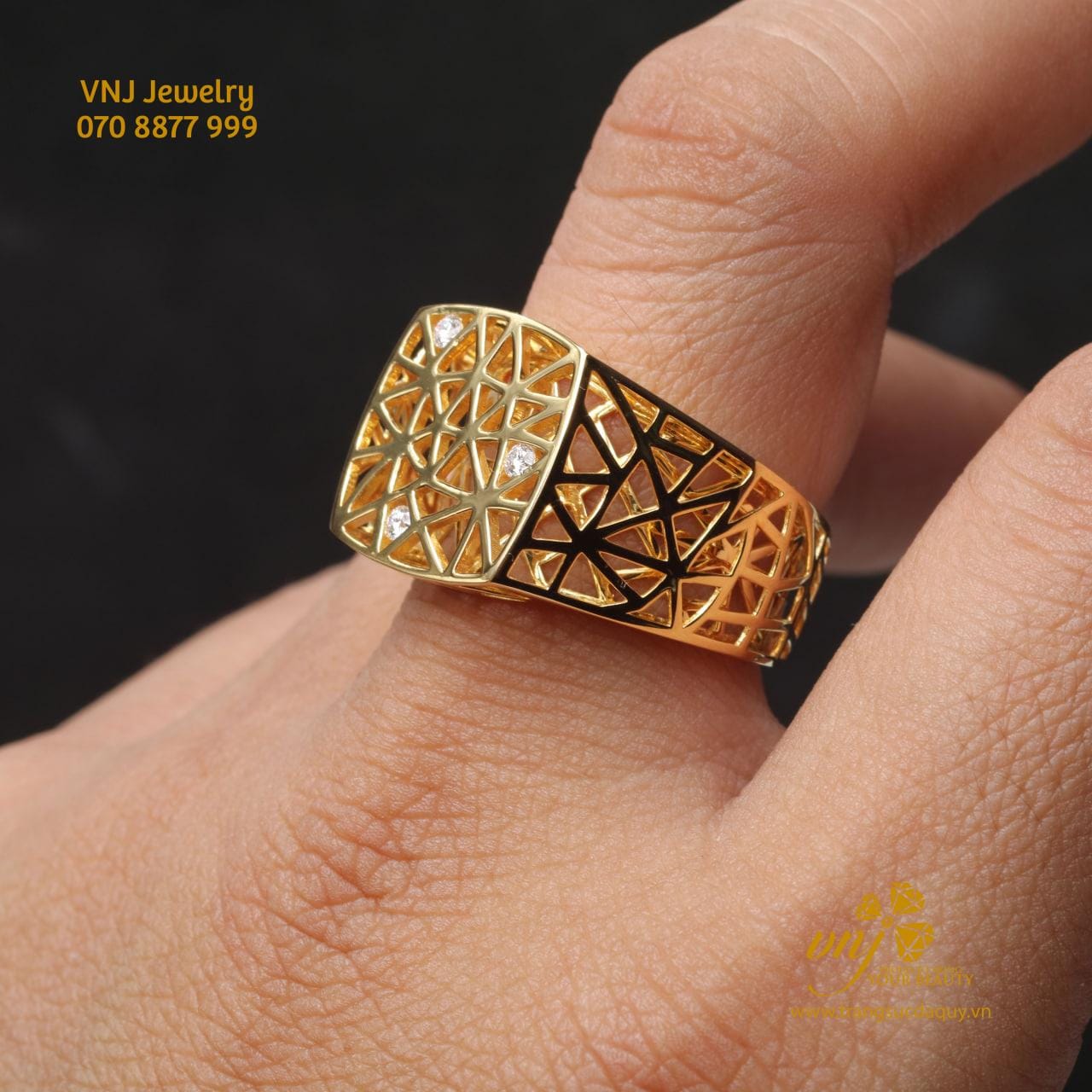 Nhẫn Lưới Vàng 18k (7)