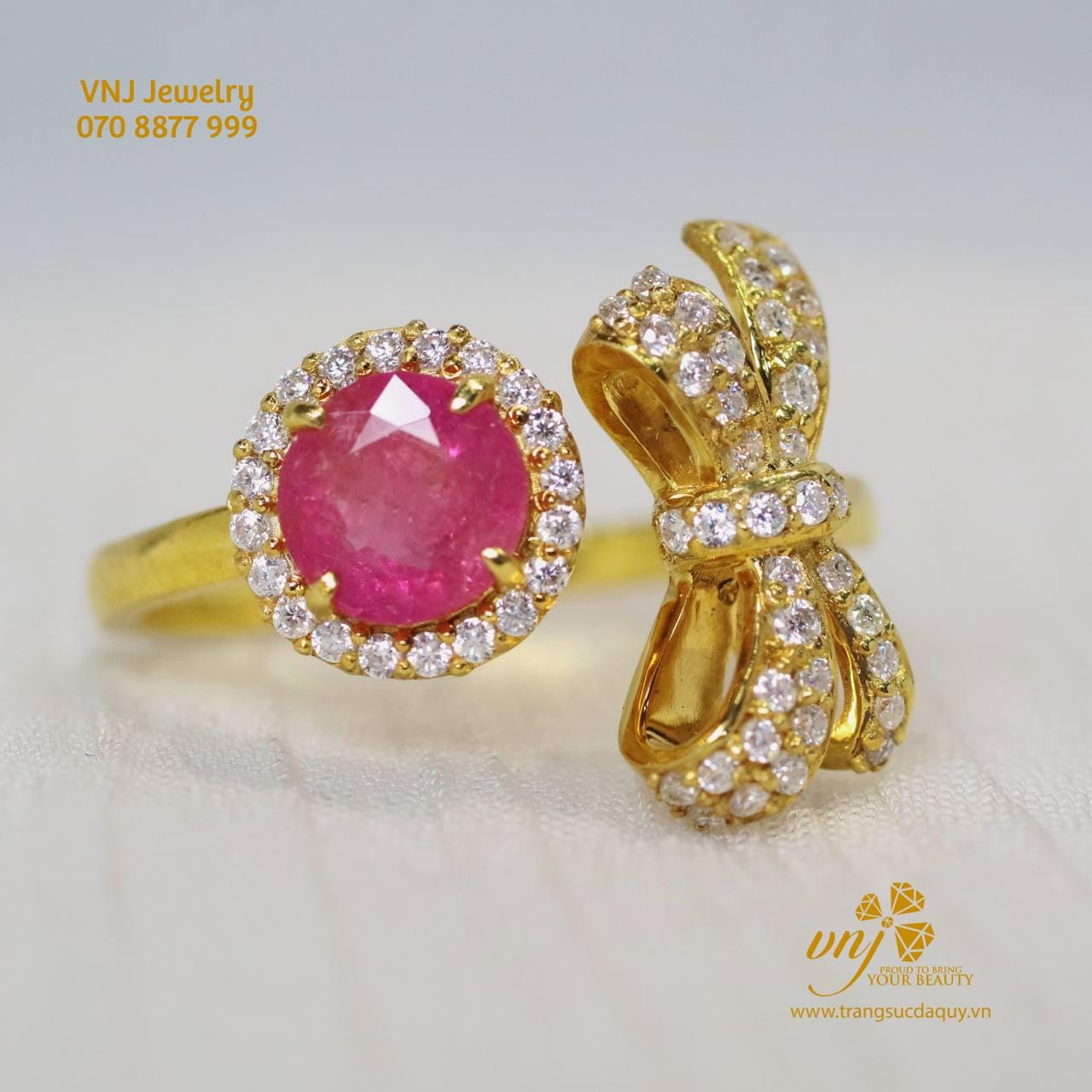 Nhẫn Nơ Đá Ruby Nwr26 (3)