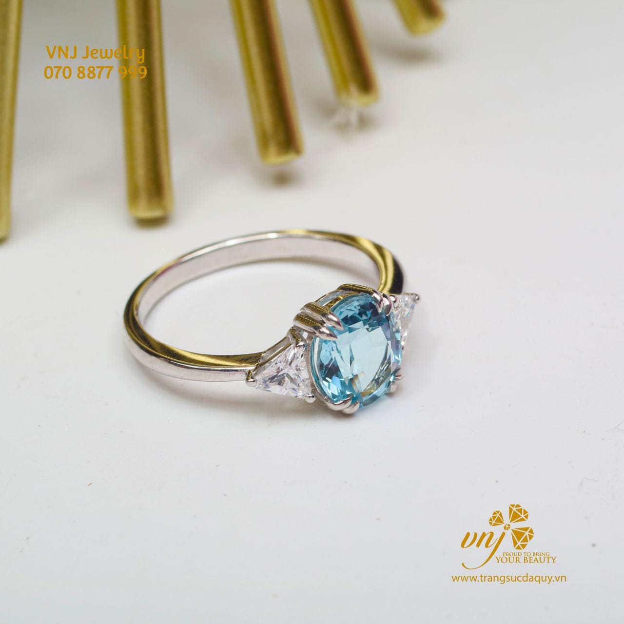Nhẫn Zircon Blue (2)