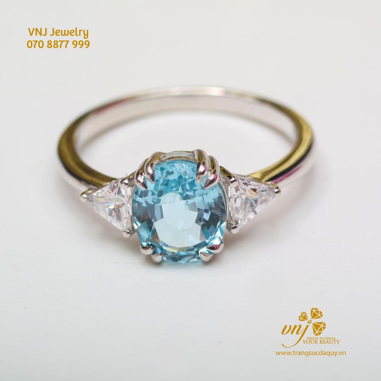 Nhẫn Zircon Blue (4)
