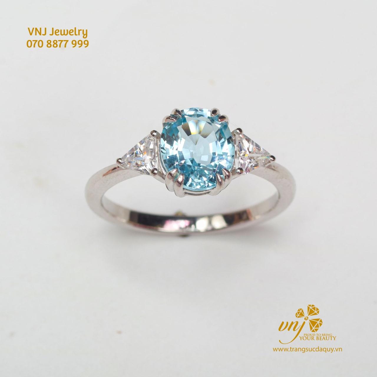Nhẫn Zircon Blue (5)