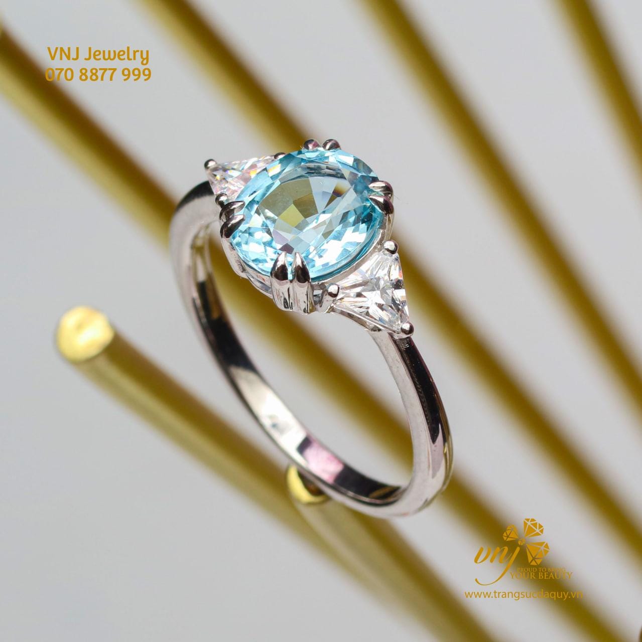 Nhẫn Zircon Blue (6)