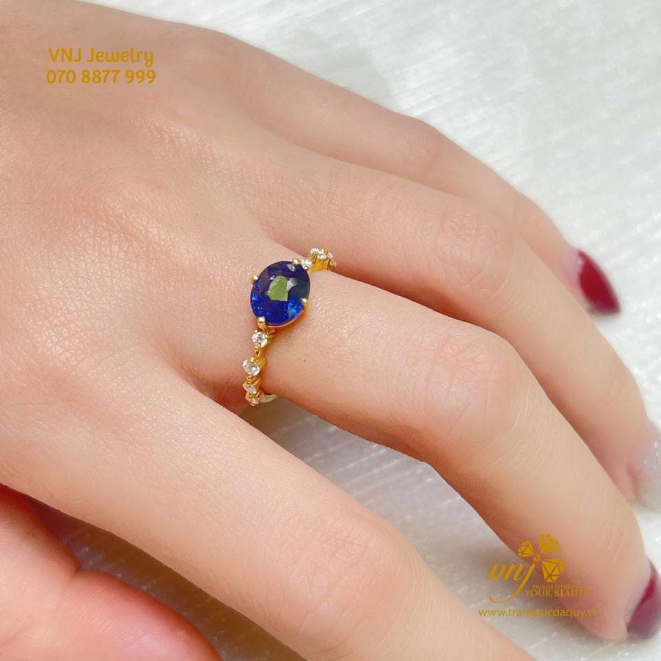 Nhẫn Sapphire Xanh NWS52