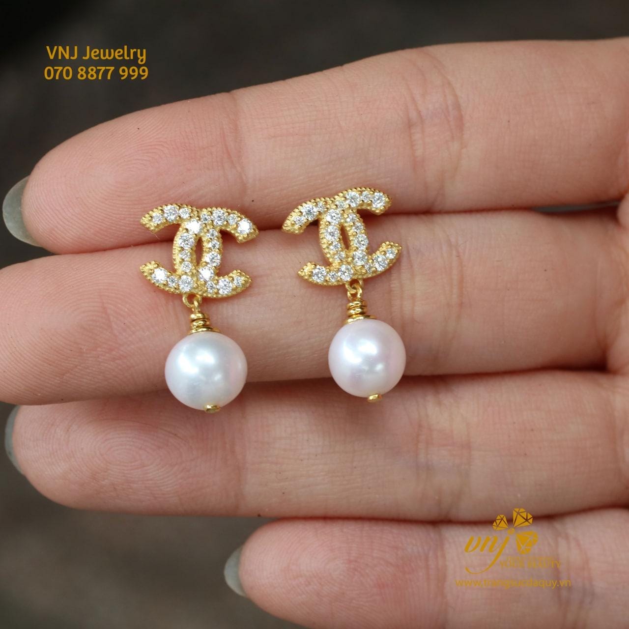 Bông Tai Ngọc Trai Gc