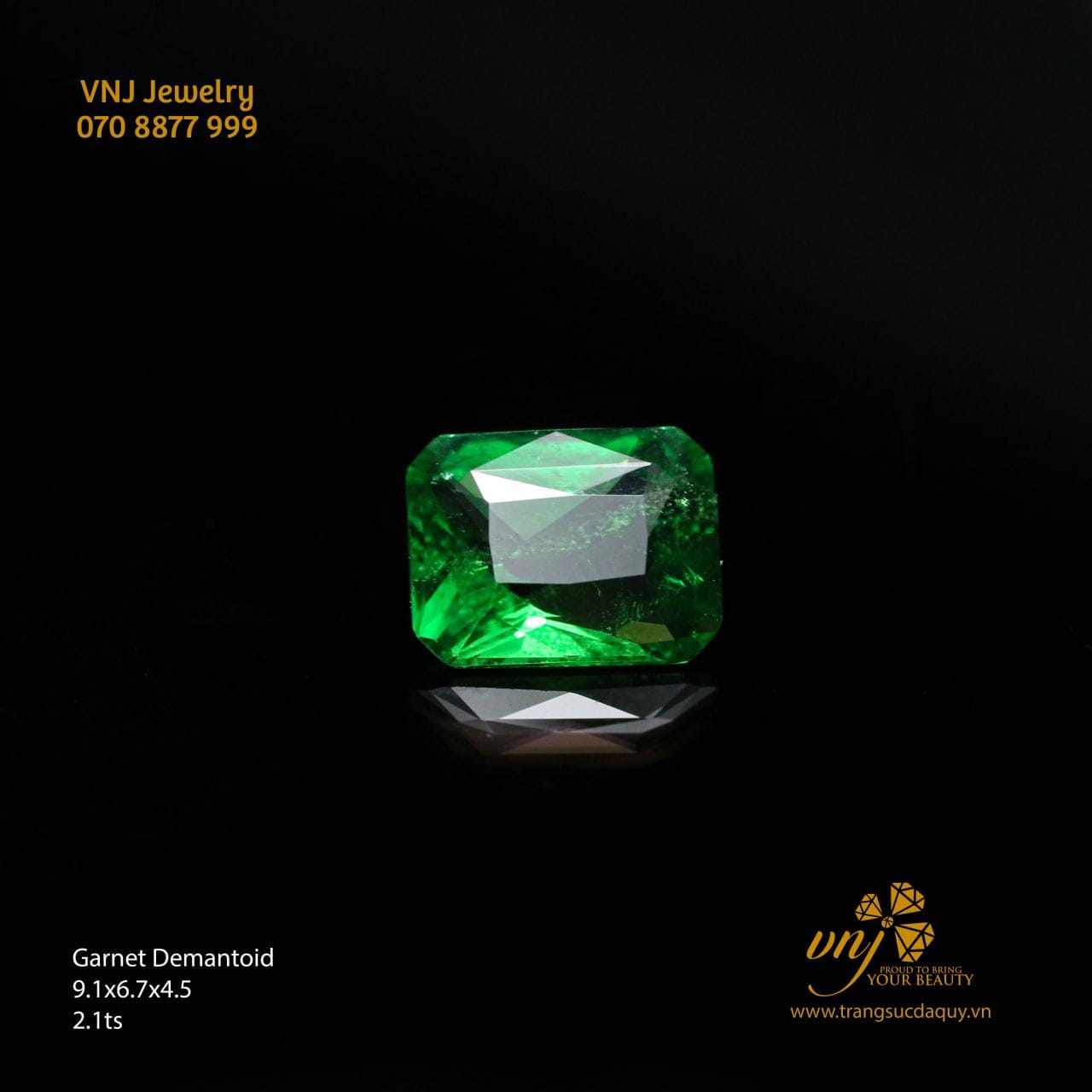 Đá Garnet Demantoid