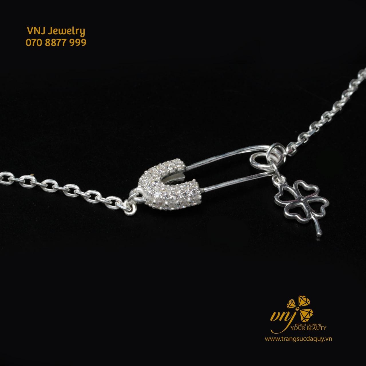 Dây Chuyền Cỏ 4 Lá