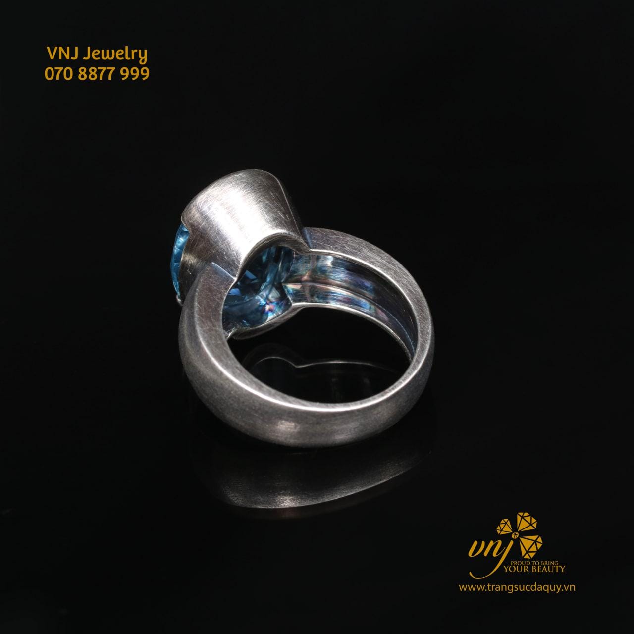 Nhẫn Bạc Đá Topaz Nm121 (2)