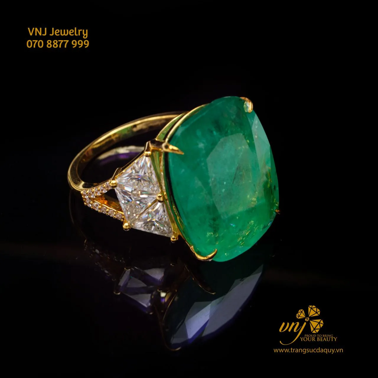 Nhẫn Đá Emerald NWE18
