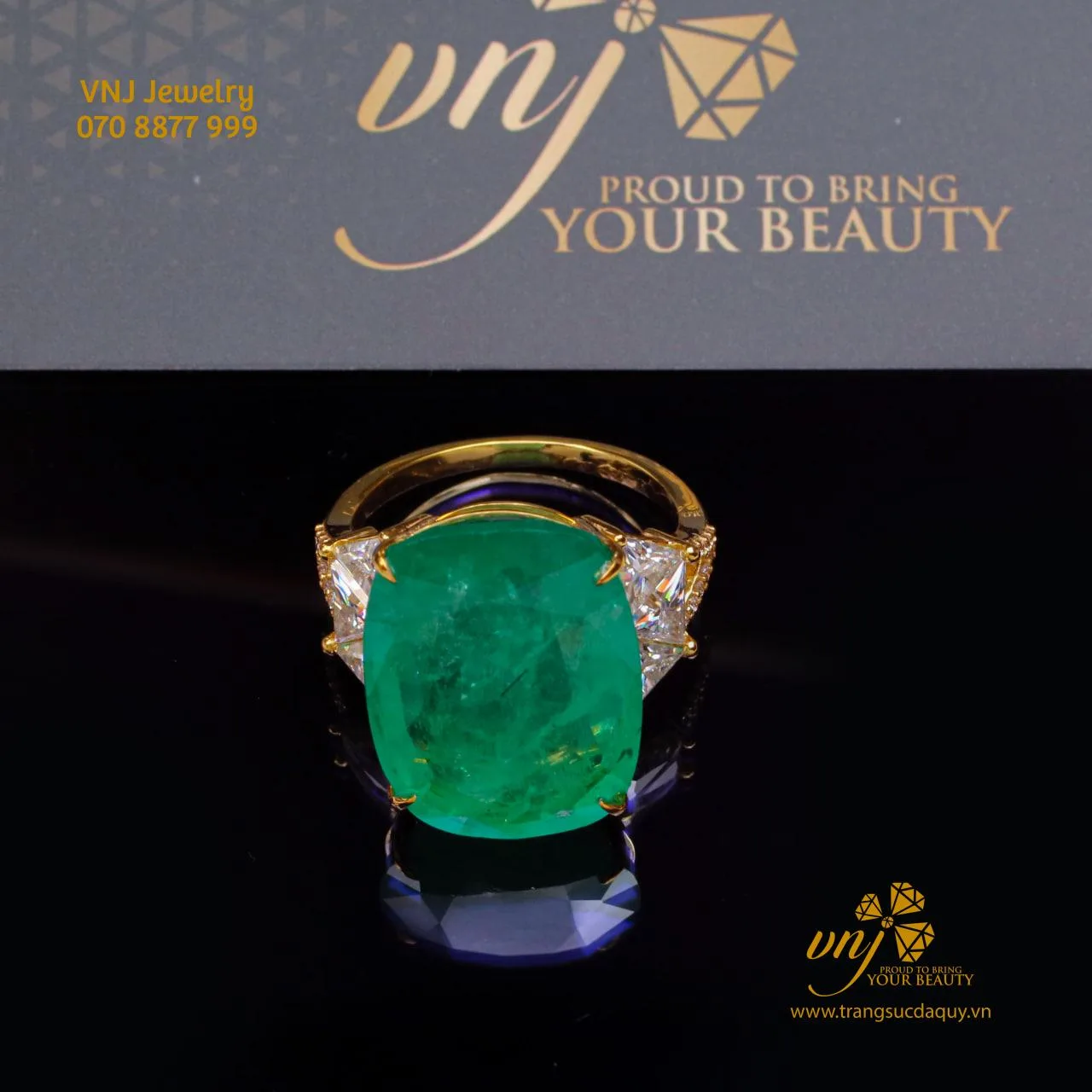 Nhẫn Đá Emerald NWE18