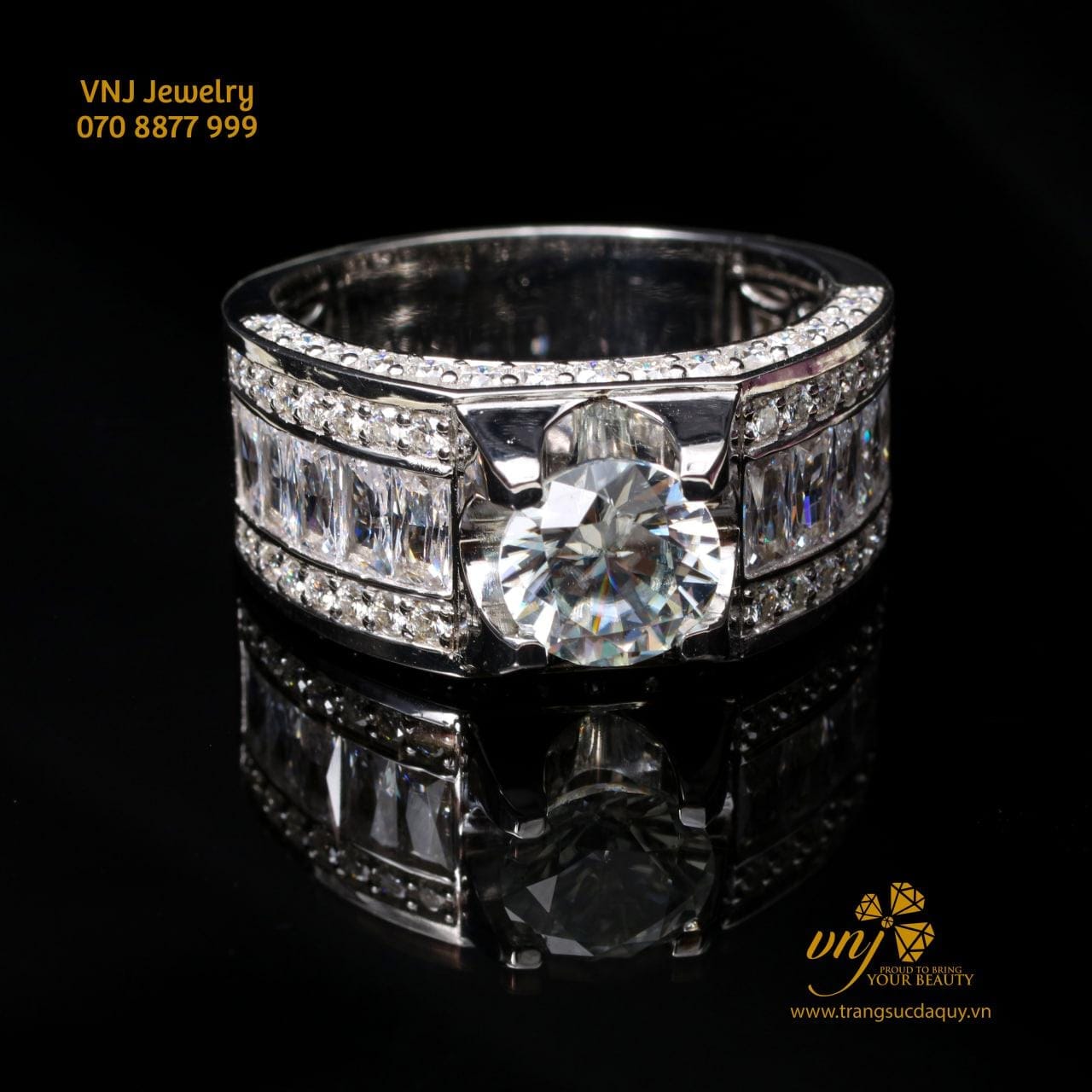 Nhẫn Kim Cương Nam NM123