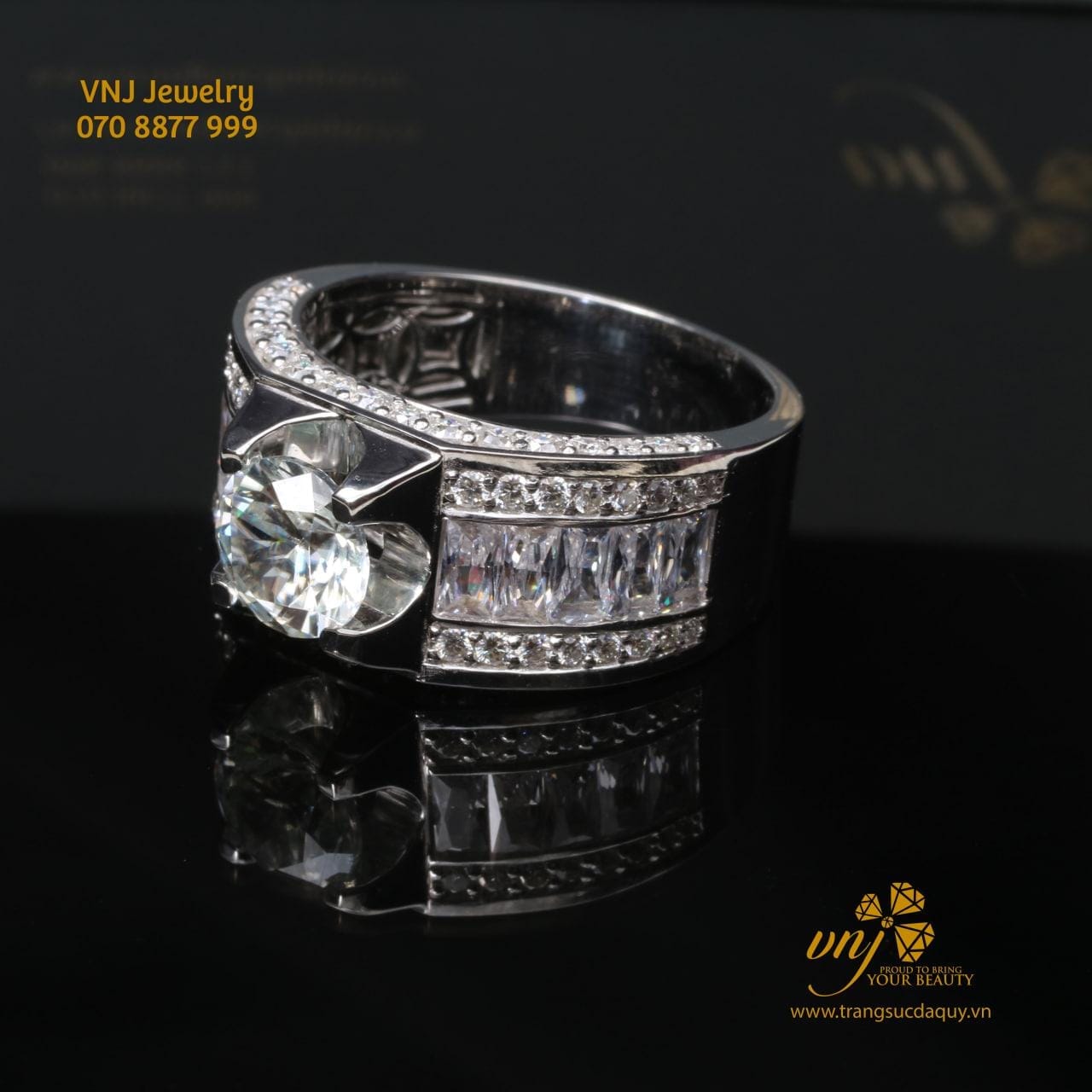Nhẫn Kim Cương Nam NM123
