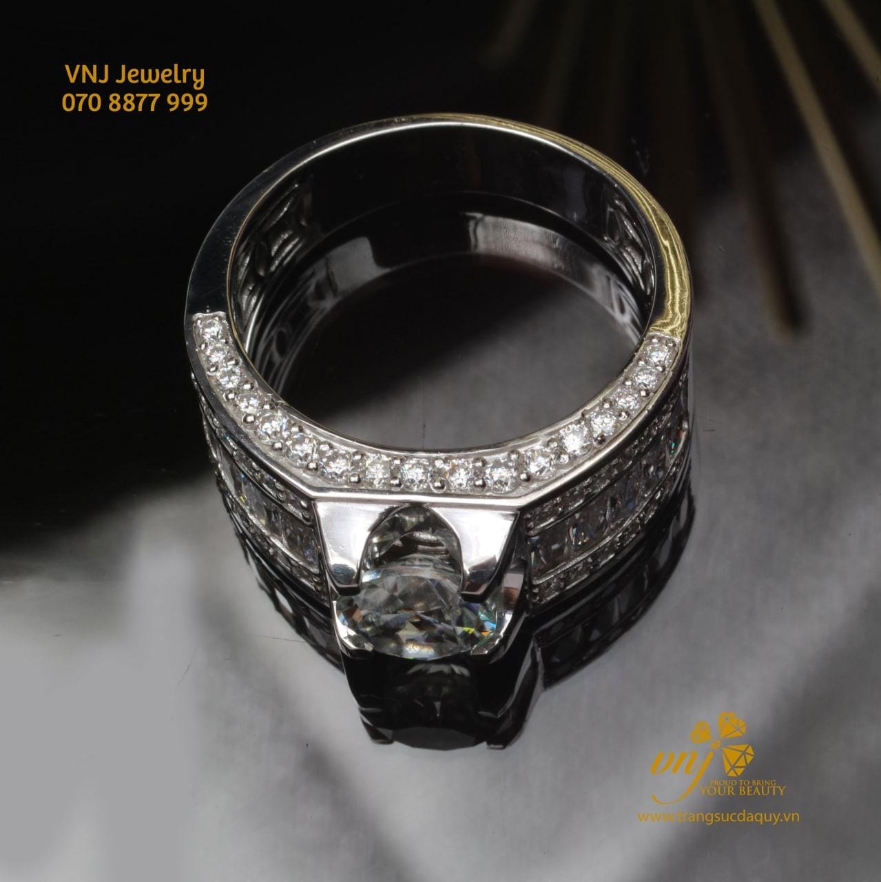 Nhẫn Kim Cương Nam NM123