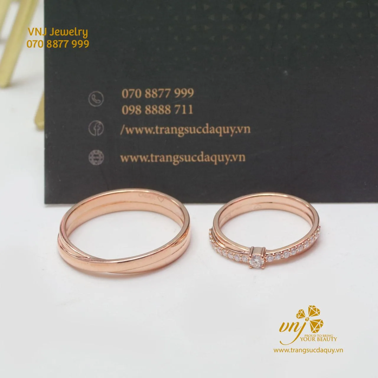 Nhẫn Cưới Vàng Hồng (3)